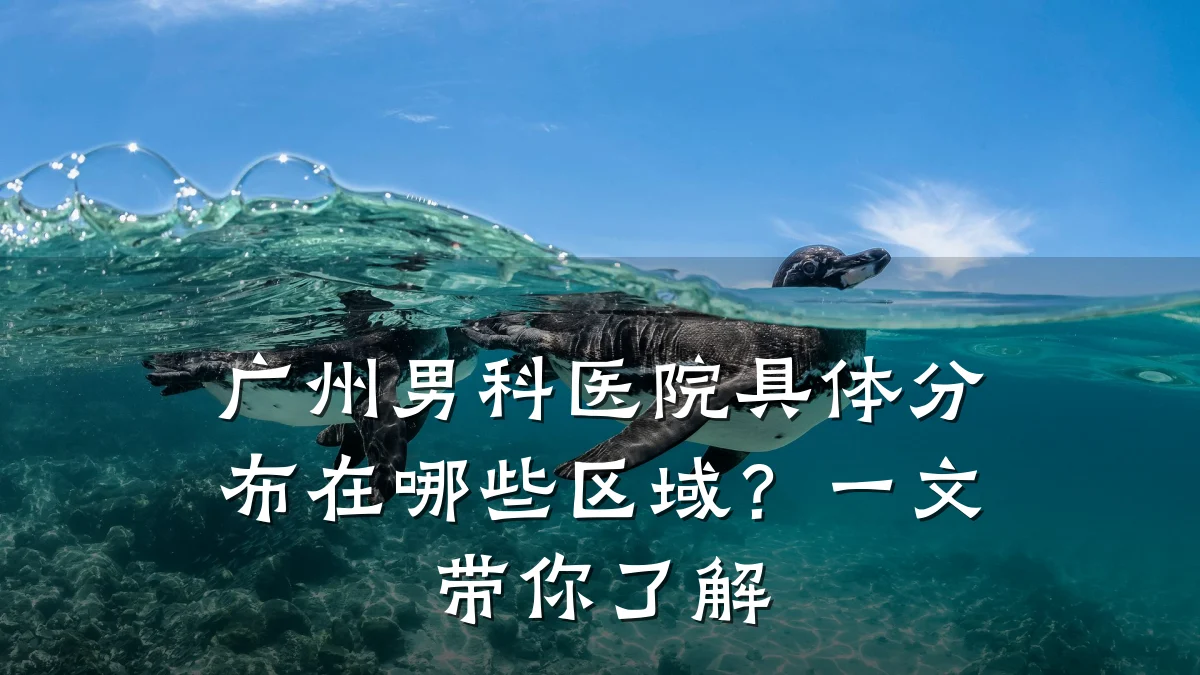 广州男科医院具体分布在哪些区域?一文带你了解