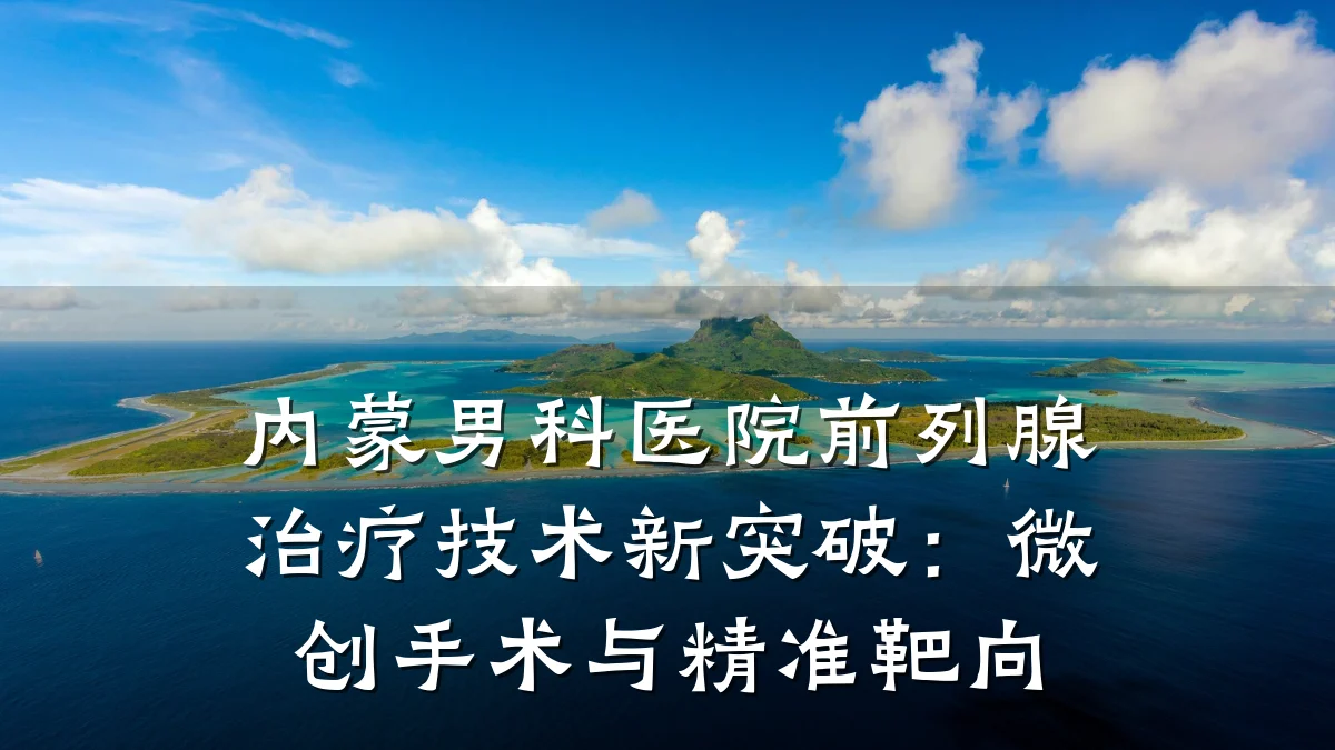 内蒙男科医院前列腺治疗技术新突破:微创手术与精准靶向