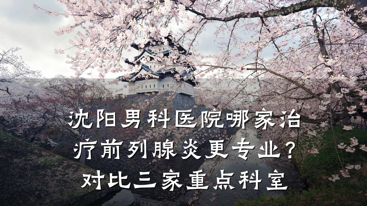 沈阳男科医院哪家治疗前列腺炎更专业?对比三家重点科室