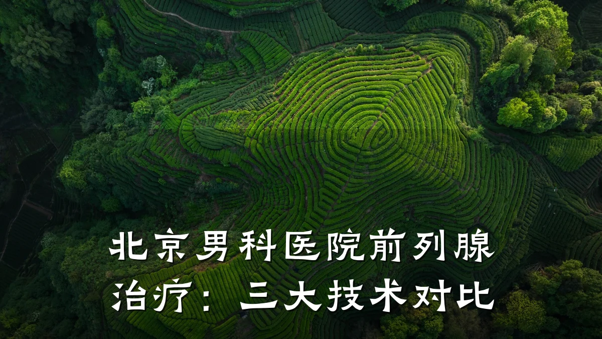 北京男科医院前列腺治疗:三大技术对比