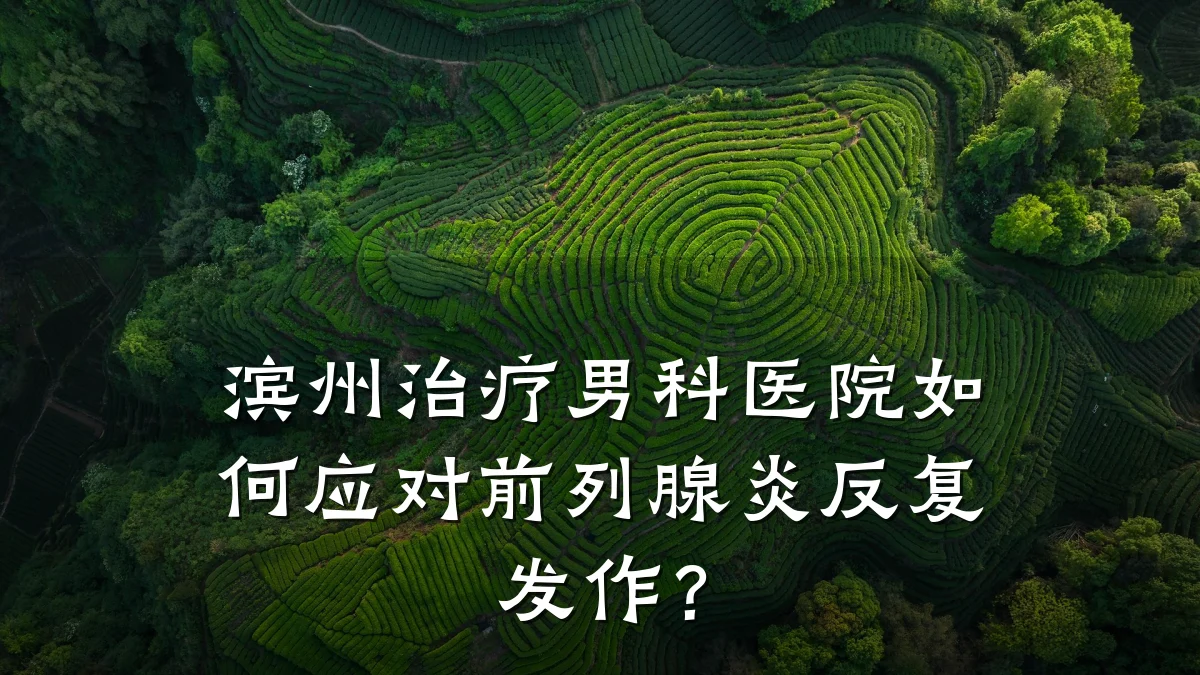 滨州治疗男科医院如何应对前列腺炎反复发作?