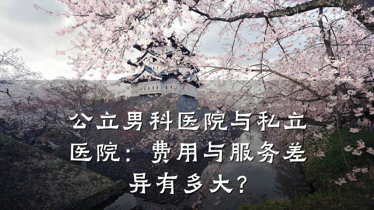 公立男科医院与私立医院:费用与服务差异有多大?