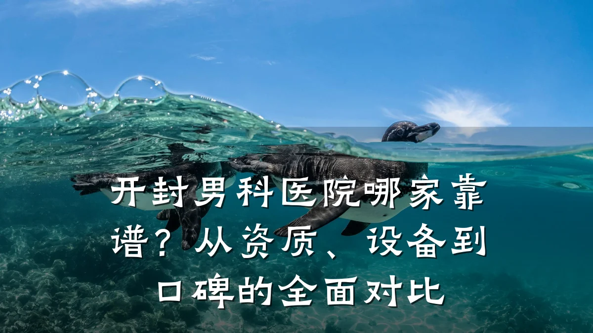 开封男科医院哪家靠谱?从资质、设备到口碑的全面对比