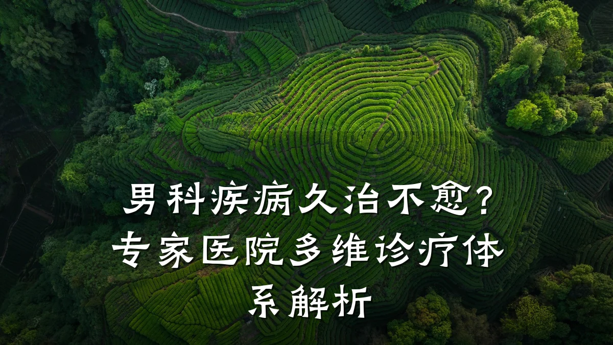 男科疾病久治不愈?专家医院多维诊疗体系解析