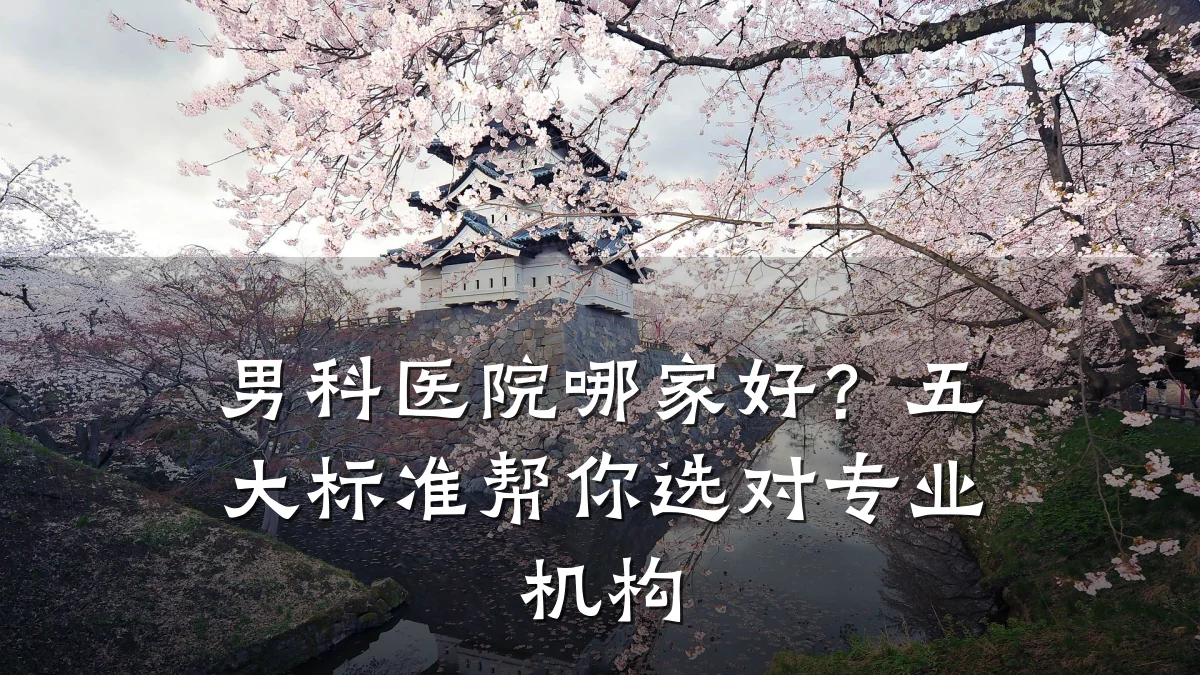 男科医院哪家好?五大标准帮你选对专业机构