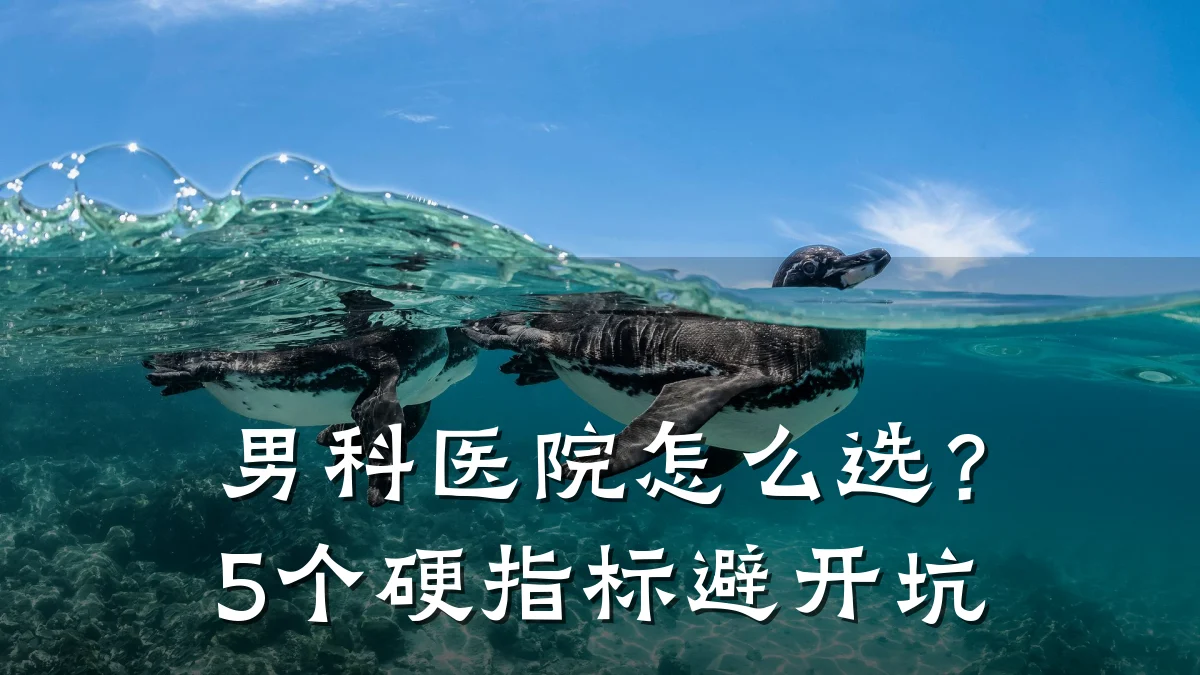 男科医院怎么选?5个硬指标避开坑