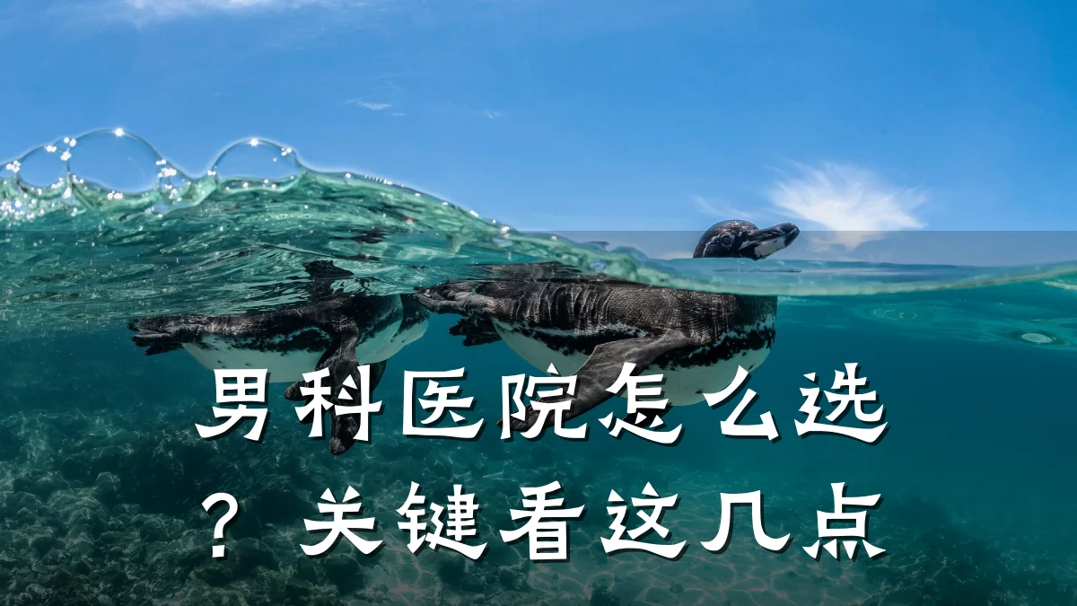 男科医院怎么选?关键看这几点