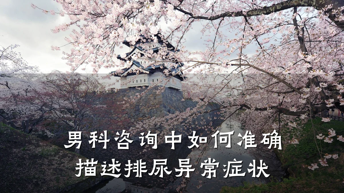 男科咨询中如何准确描述排尿异常症状