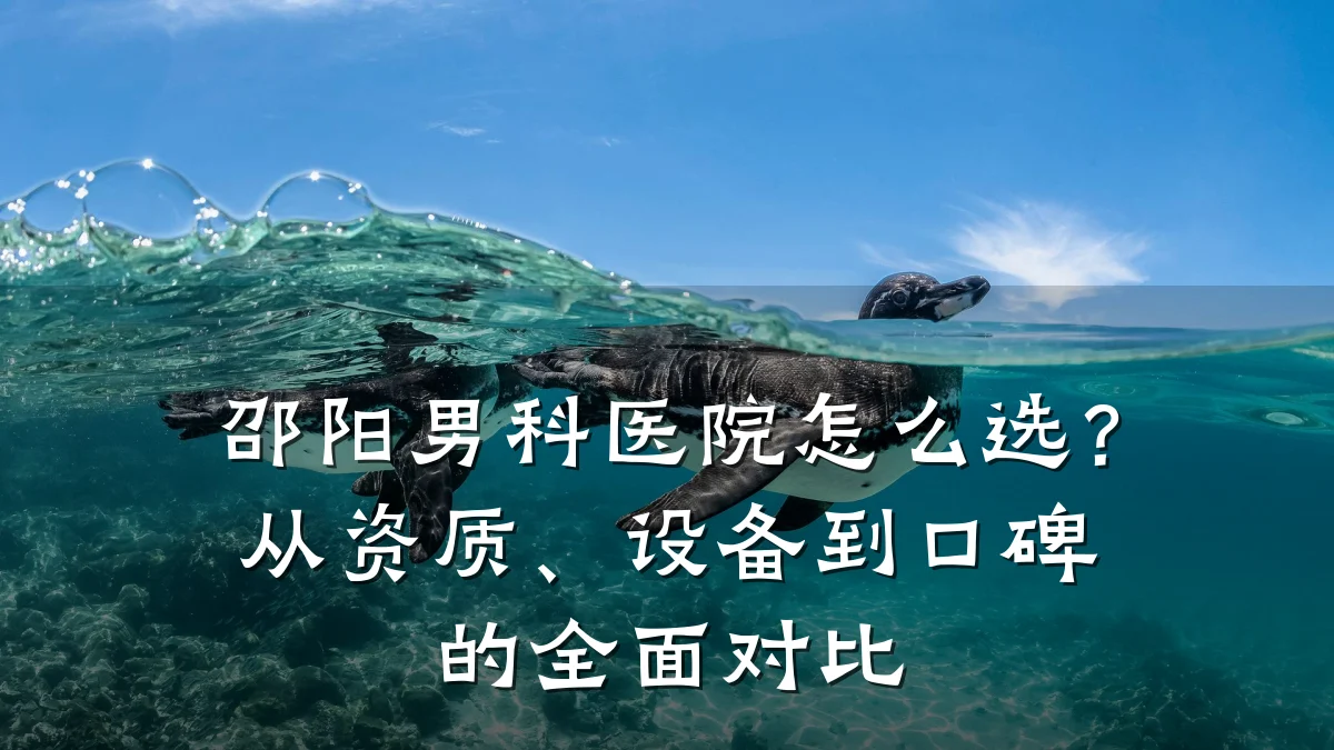 邵阳男科医院怎么选?从资质、设备到口碑的全面对比
