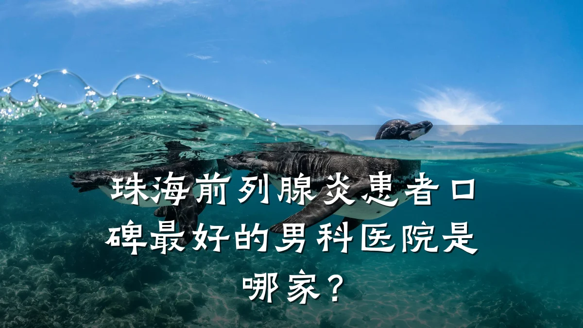 珠海前列腺炎患者口碑最好的男科医院是哪家?
