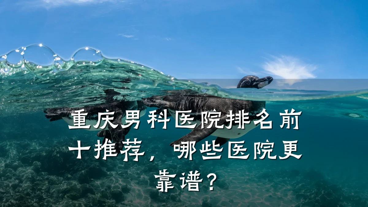 重庆男科医院排名前十推荐,哪些医院更靠谱?