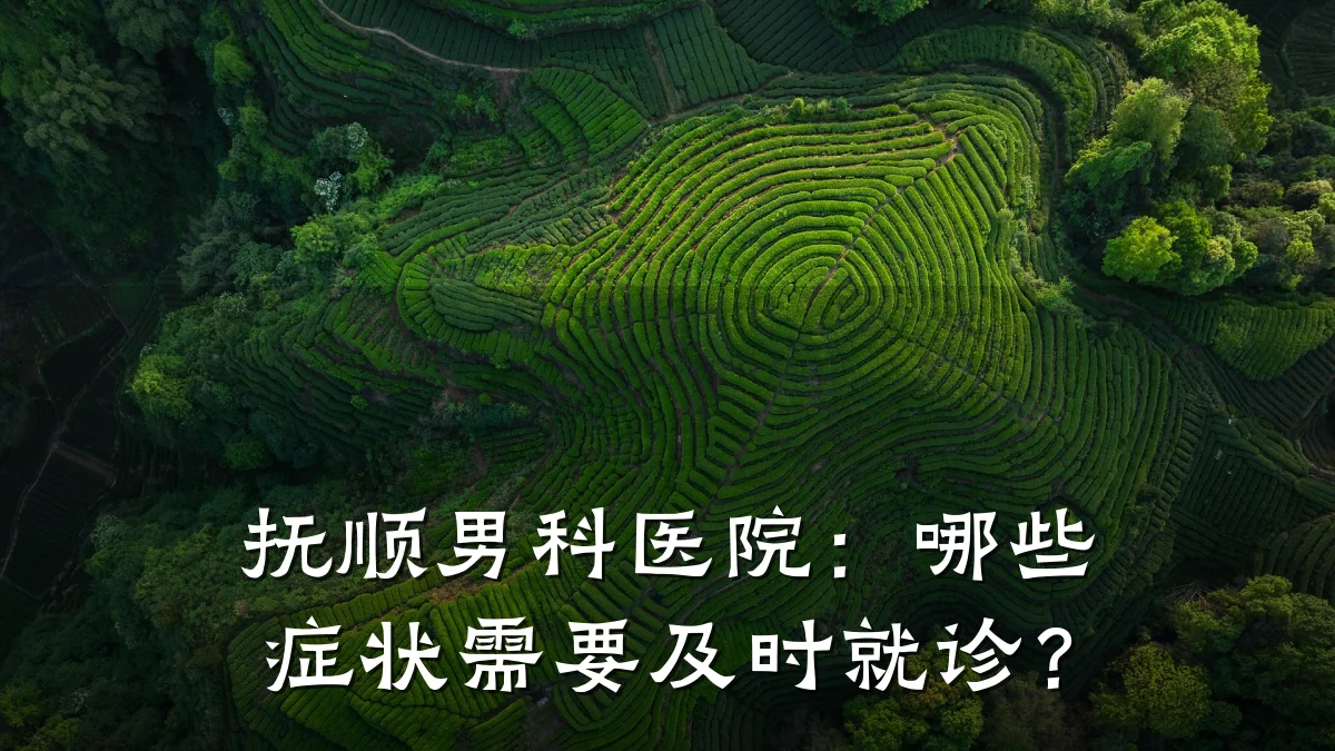 抚顺男科医院:哪些症状需要及时就诊?