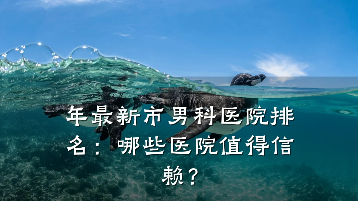 年最新市男科医院排名:哪些医院值得信赖?