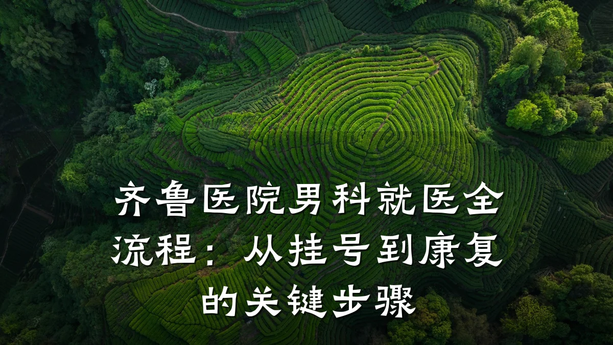 齐鲁医院男科就医全流程:从挂号到康复的关键步骤
