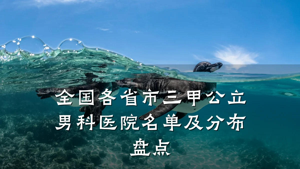 全国各省市三甲公立男科医院名单及分布盘点