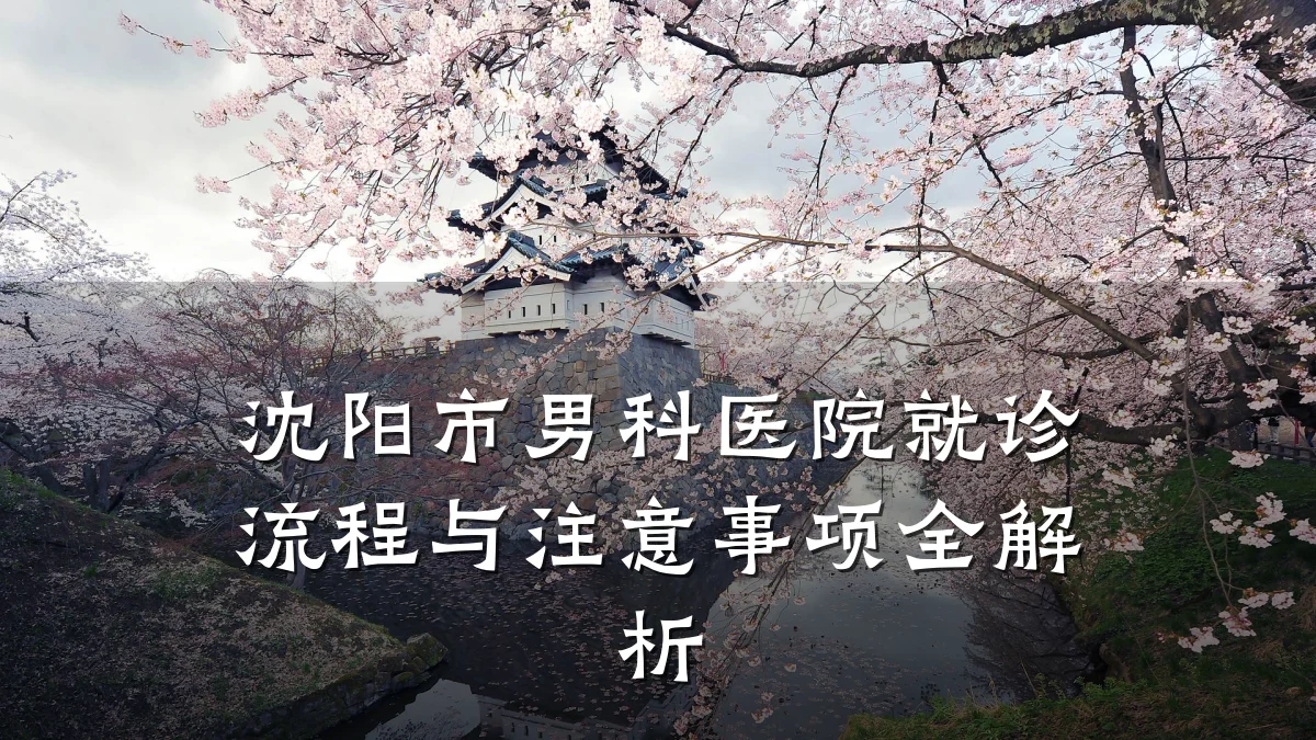 沈阳市男科医院就诊流程与注意事项全解析