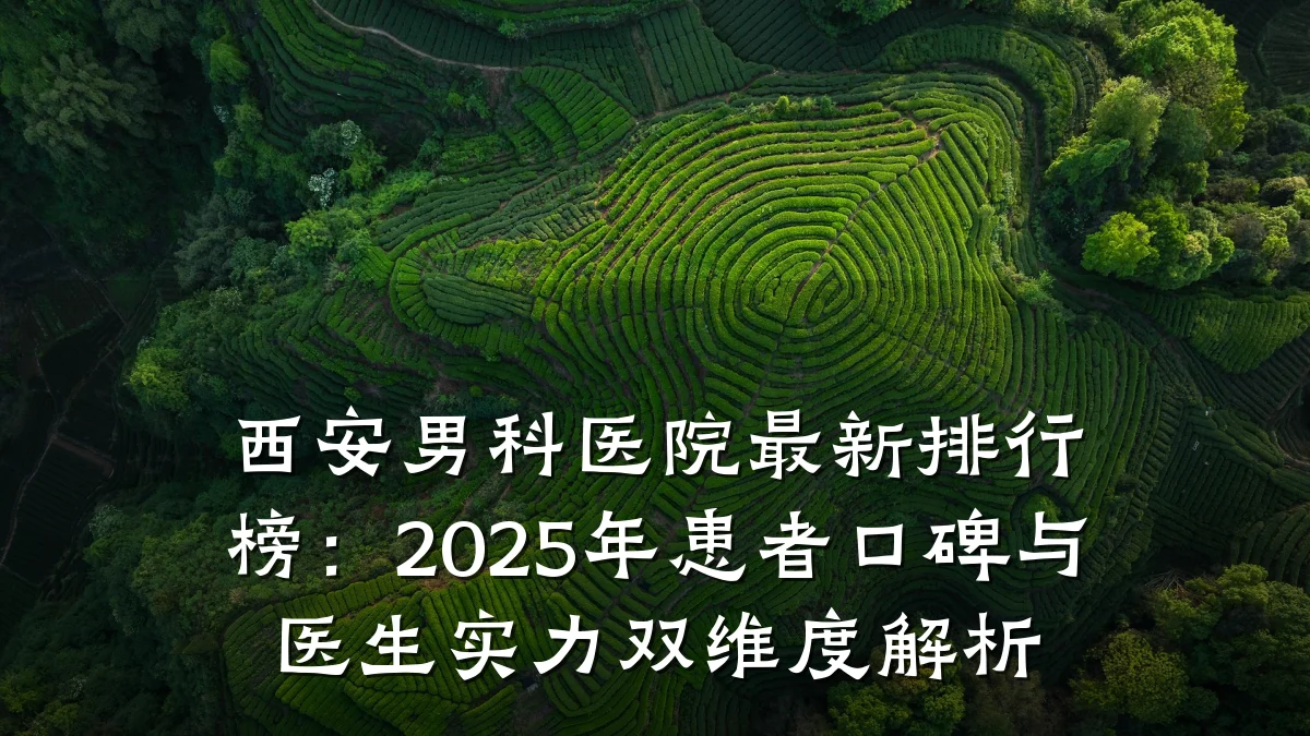 西安男科医院最新排行榜:2025年患者口碑与医生实力双维度解析