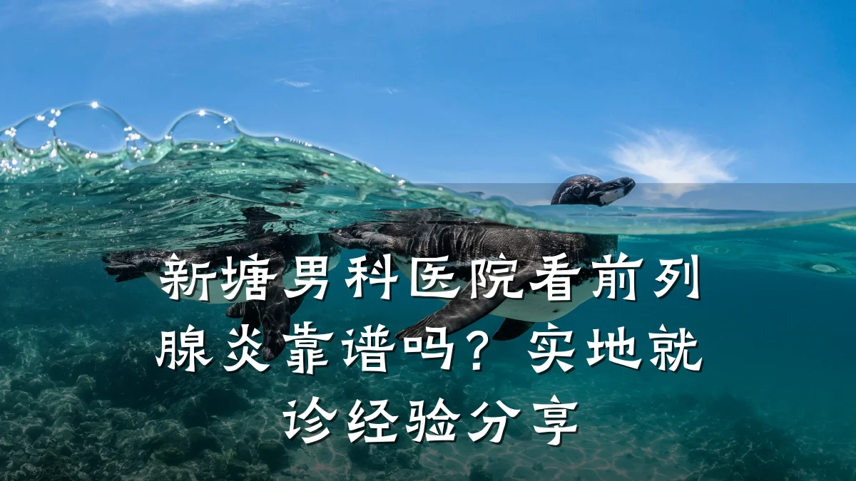 新塘男科医院看前列腺炎靠谱吗?实地就诊经验分享