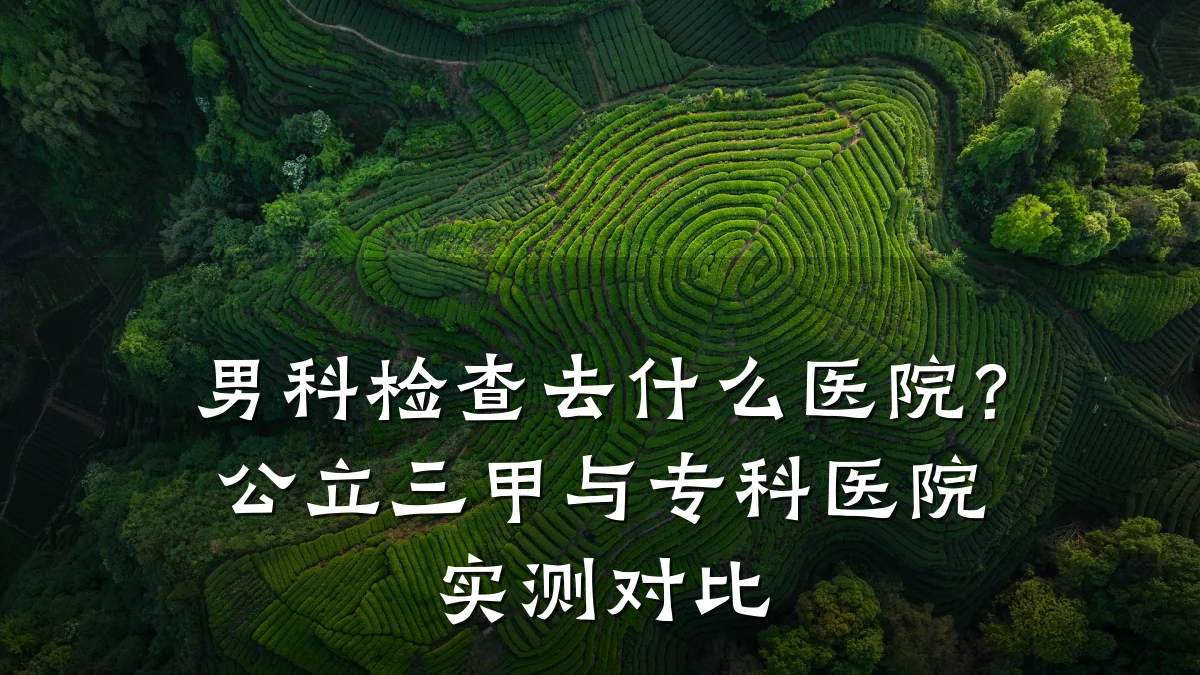 男科检查去什么医院?公立三甲与专科医院实测对比