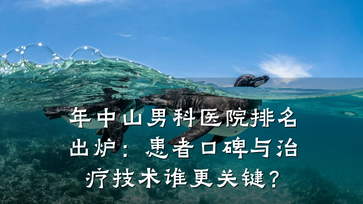 年中山男科医院排名出炉:患者口碑与治疗技术谁更关键?