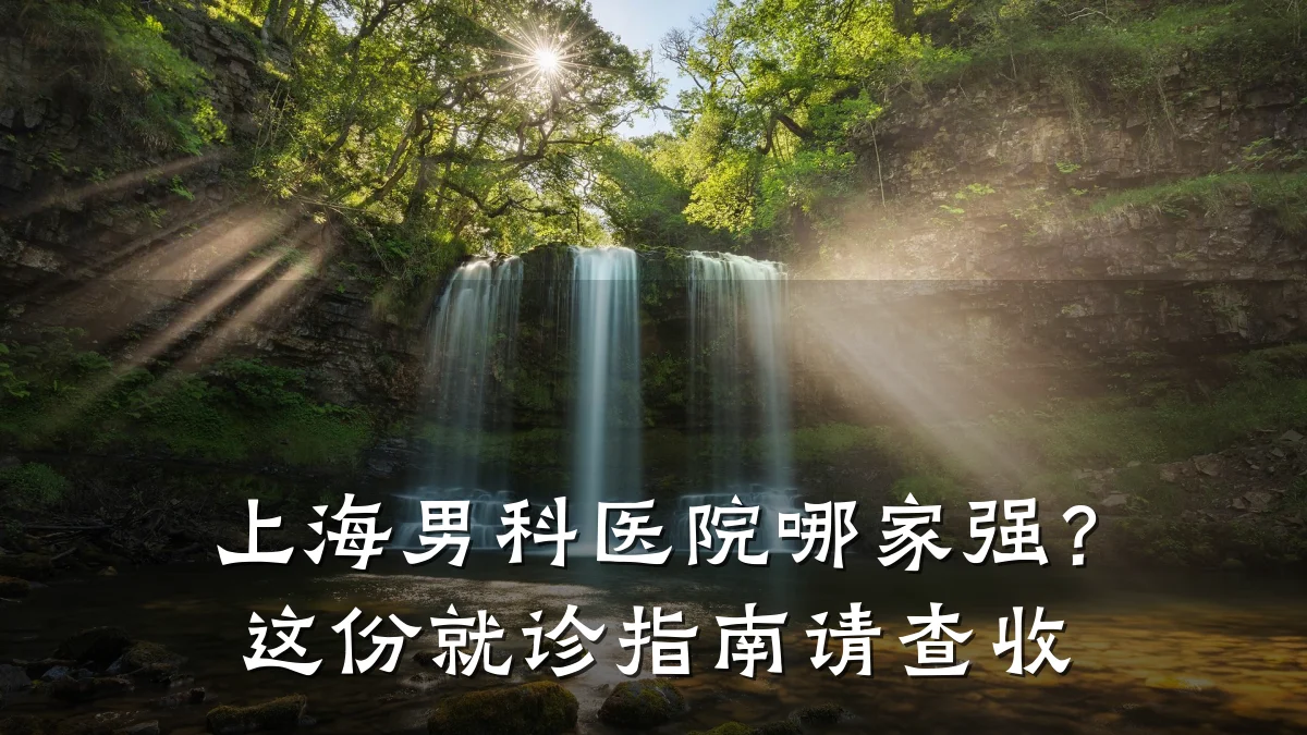 上海男科医院哪家强?这份就诊指南请查收