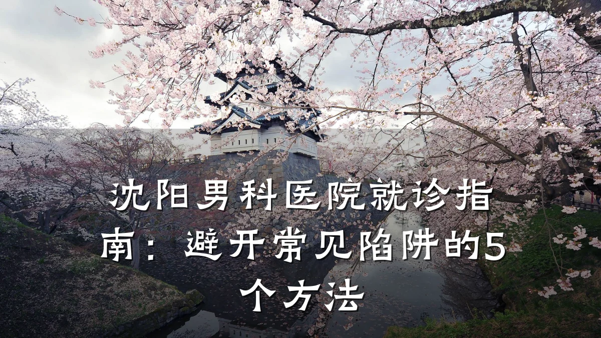 沈阳男科医院就诊指南:避开常见陷阱的5个方法