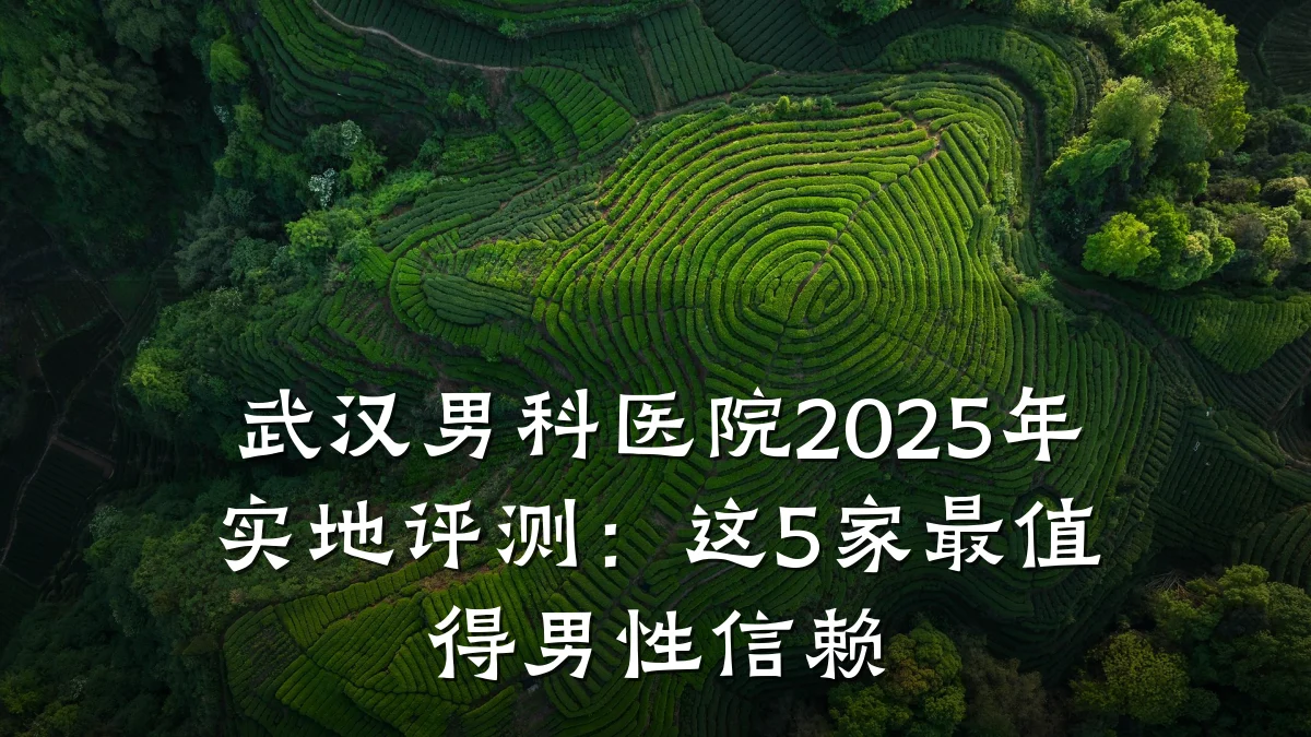 武汉男科医院2025年实地评测:这5家最值得男性信赖