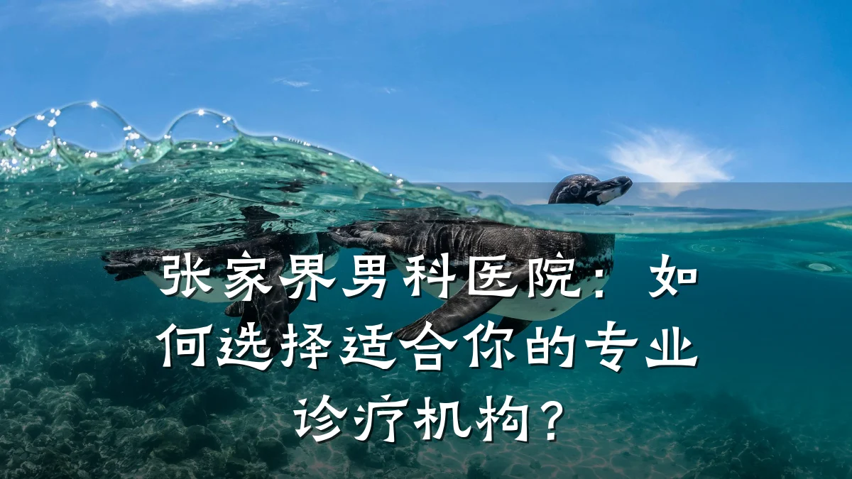张家界男科医院:如何选择适合你的专业诊疗机构?