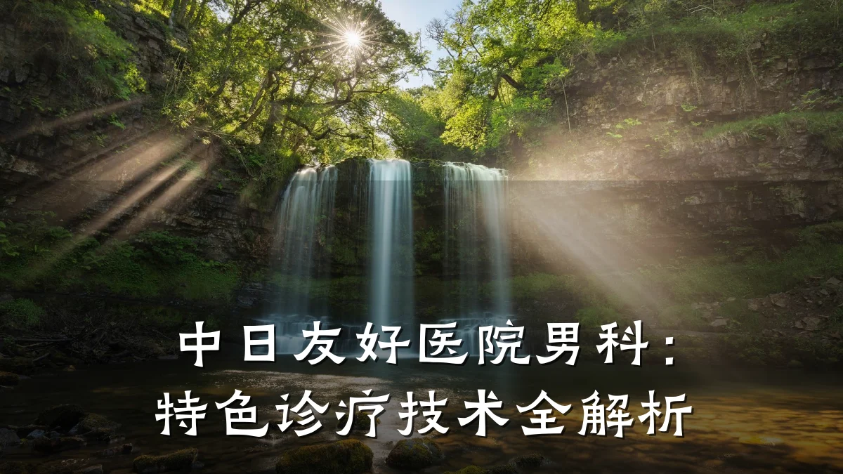 中日友好医院男科:特色诊疗技术全解析