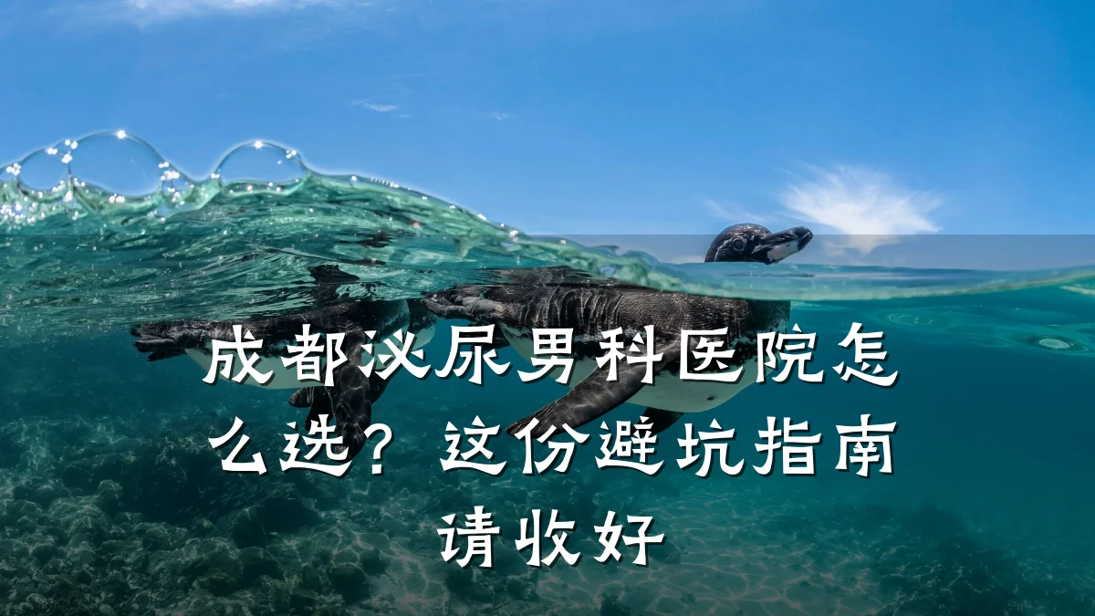 成都泌尿男科医院怎么选?这份避坑指南请收好