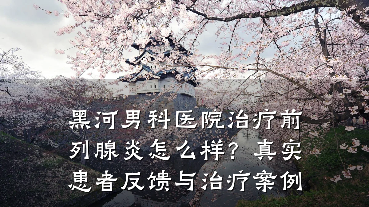 黑河男科医院治疗前列腺炎怎么样?真实患者反馈与治疗案例