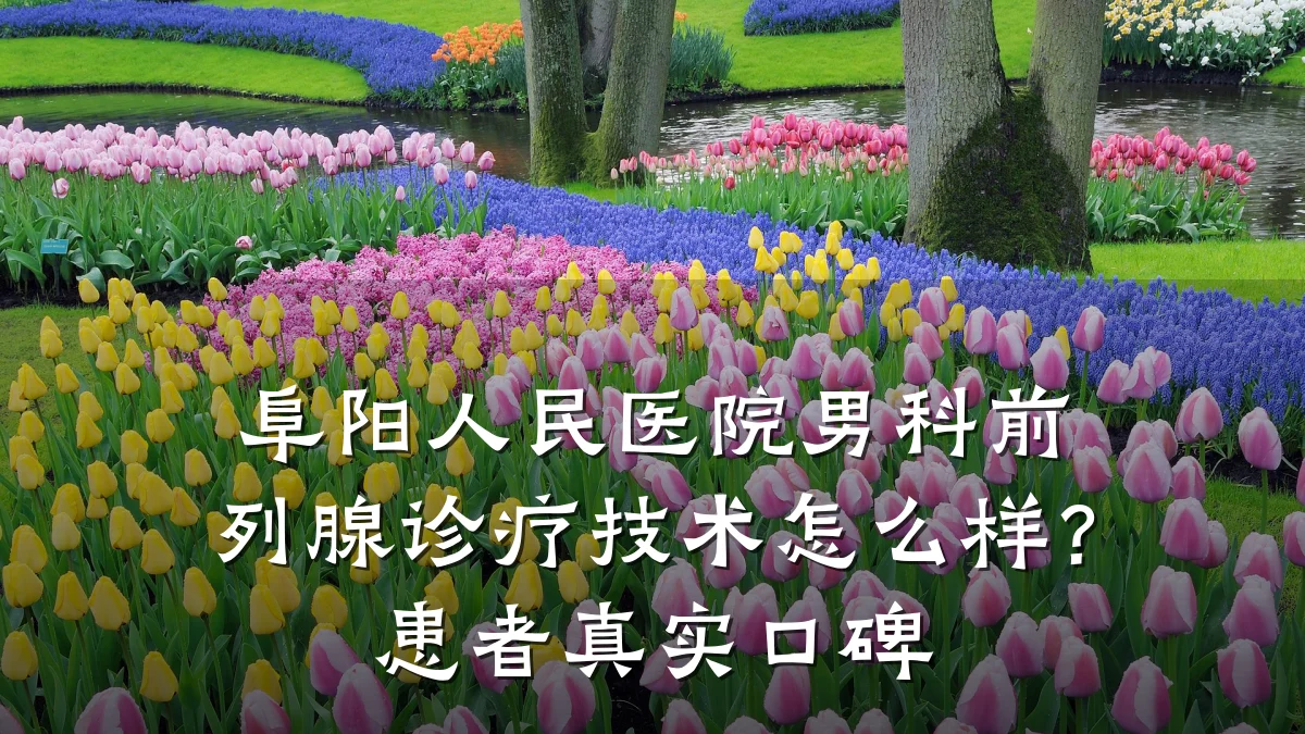阜阳人民医院男科前列腺诊疗技术怎么样?患者真实口碑