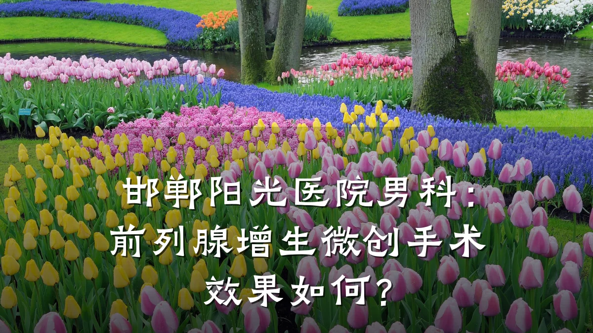 邯郸阳光医院男科:前列腺增生微创手术效果如何?