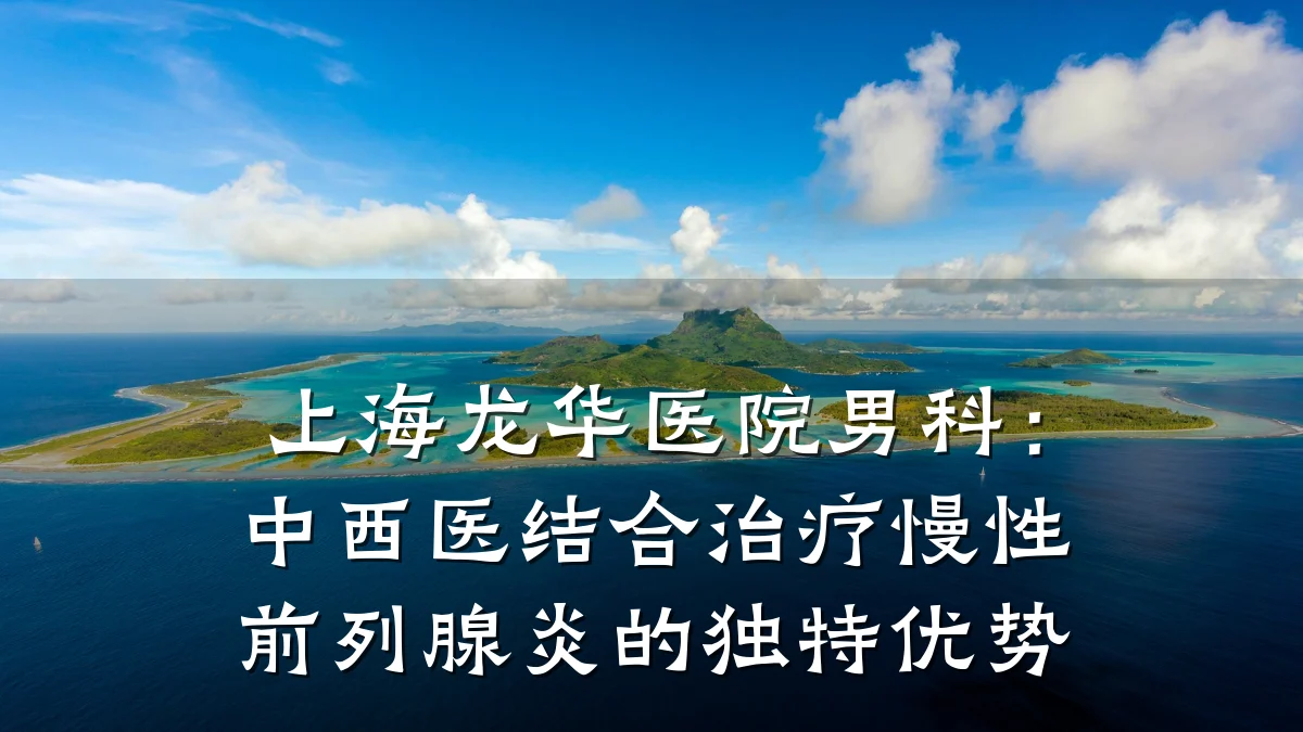 上海龙华医院男科:中西医结合治疗慢性前列腺炎的独特优势