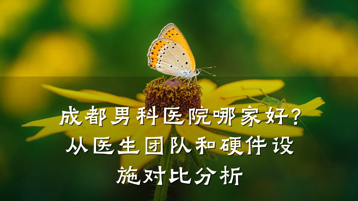 成都男科医院哪家好?从医生团队和硬件设施对比分析