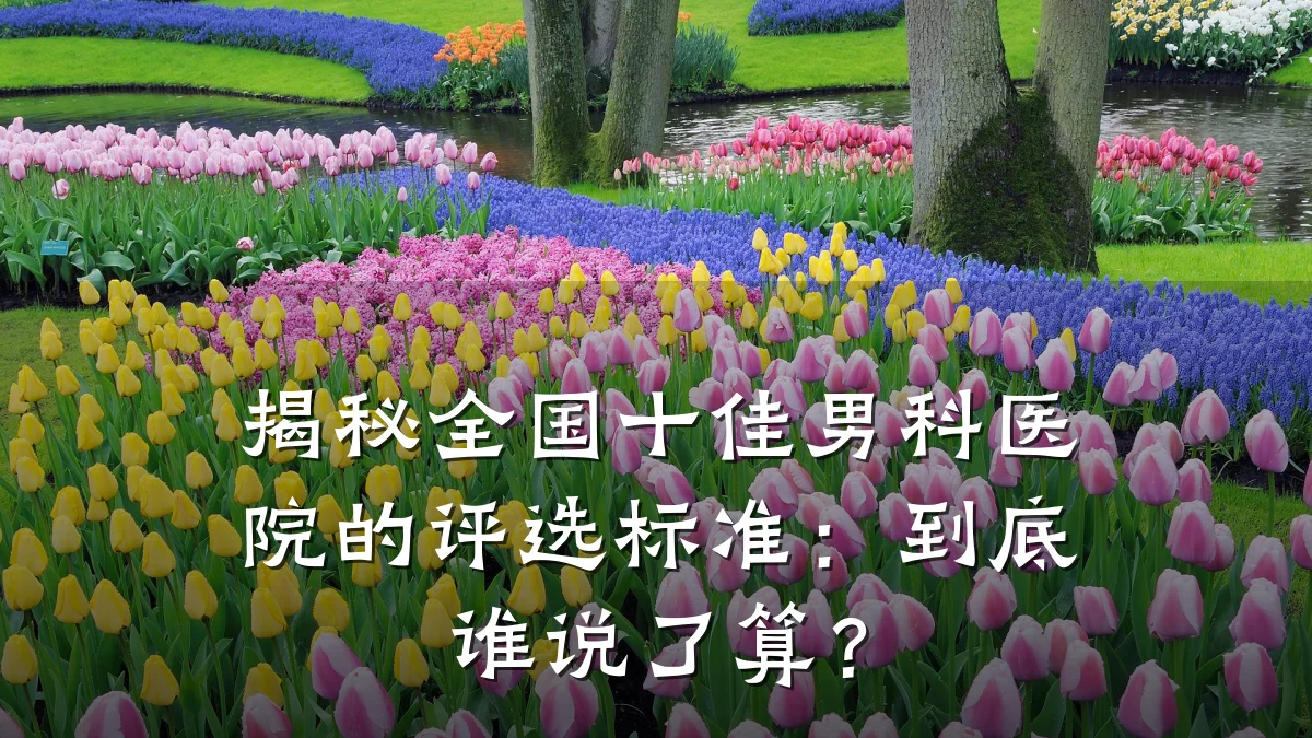 揭秘全国十佳男科医院的评选标准:到底谁说了算?