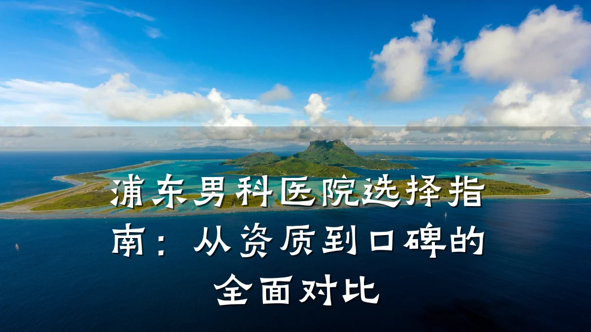 浦东男科医院选择指南:从资质到口碑的全面对比