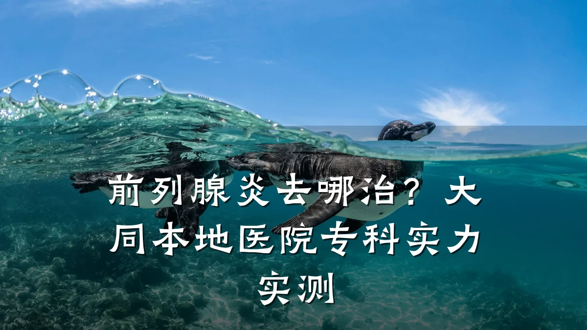 前列腺炎去哪治?大同本地医院专科实力实测
