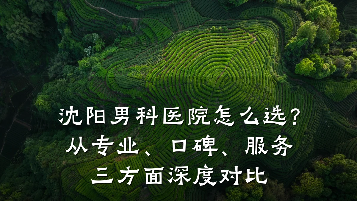 沈阳男科医院怎么选?从专业、口碑、服务三方面深度对比