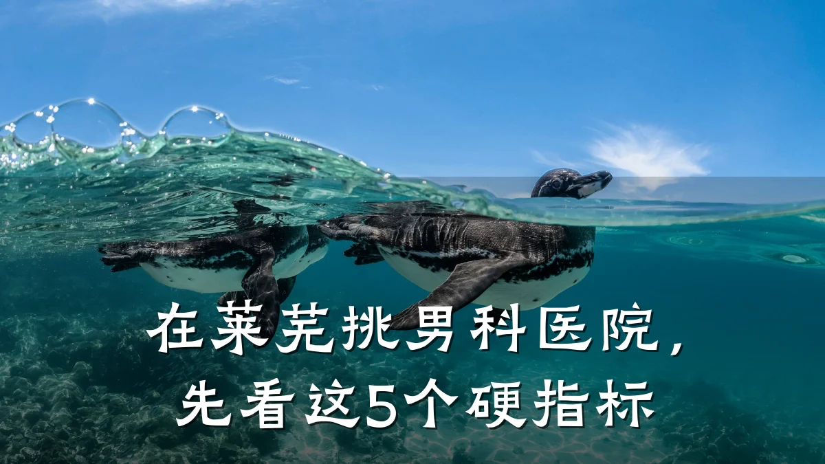 在莱芜挑男科医院,先看这5个硬指标