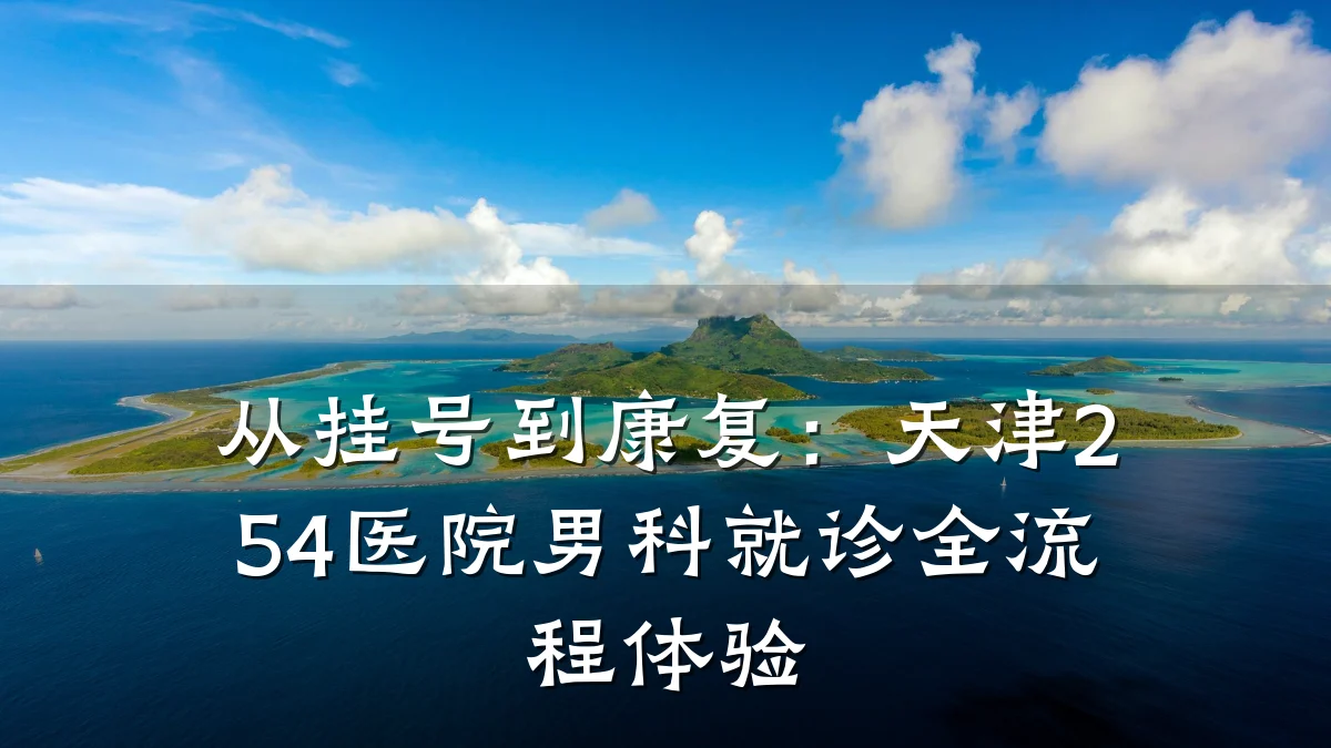 从挂号到康复:天津254医院男科就诊全流程体验