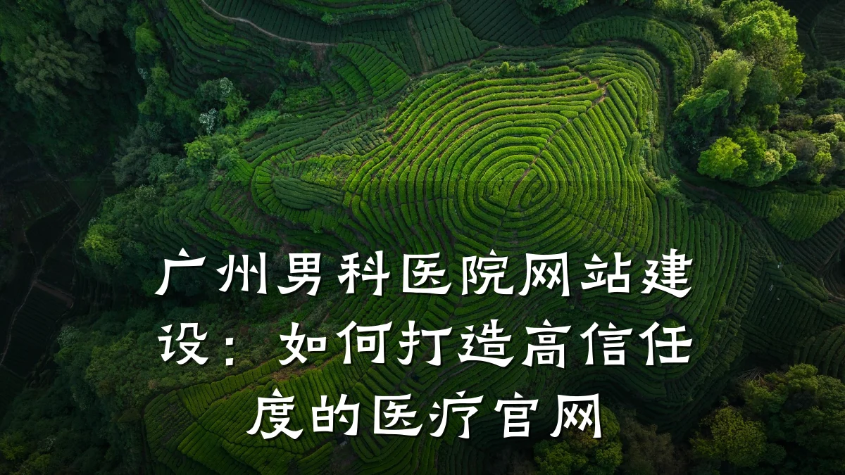 广州男科医院网站建设:如何打造高信任度的医疗官网