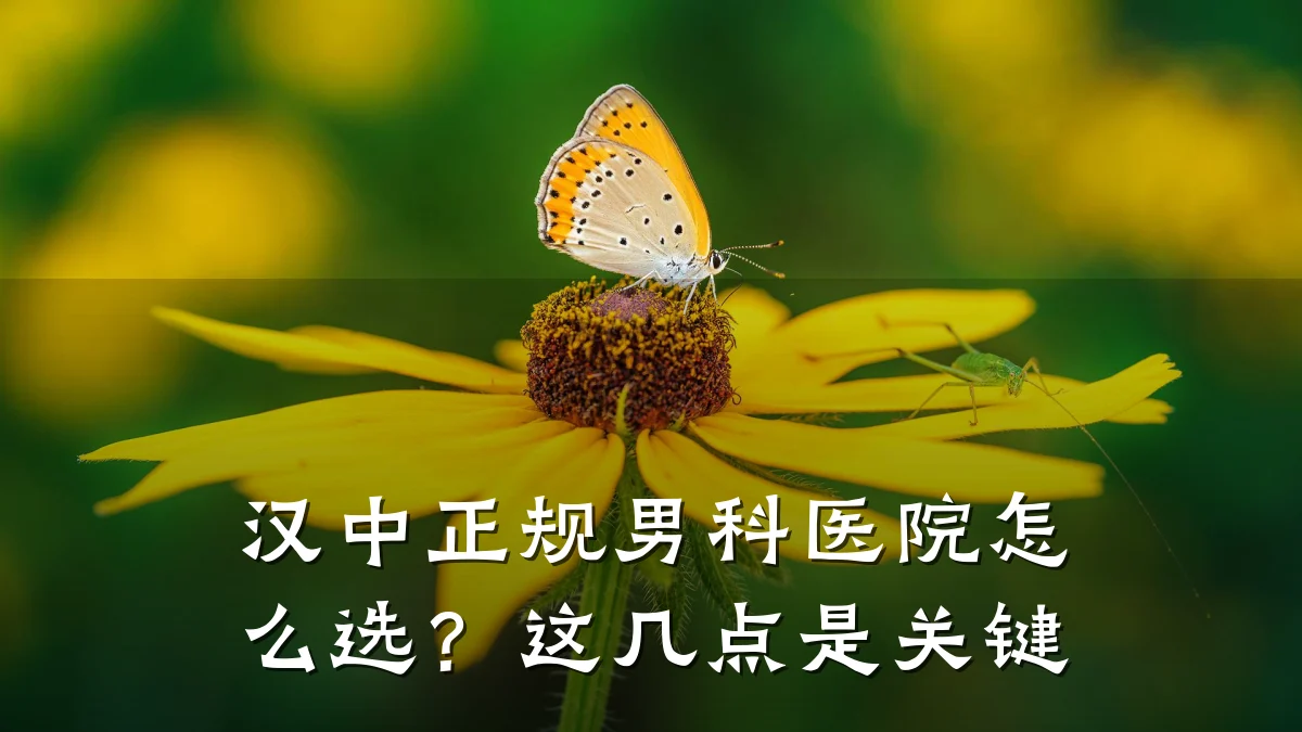 汉中正规男科医院怎么选?这几点是关键