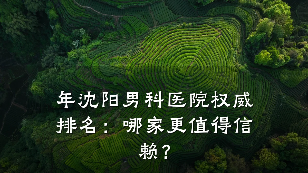 年沈阳男科医院权威排名:哪家更值得信赖?