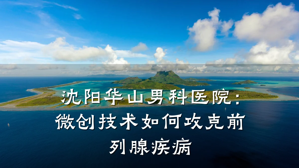 沈阳华山男科医院:微创技术如何攻克前列腺疾病