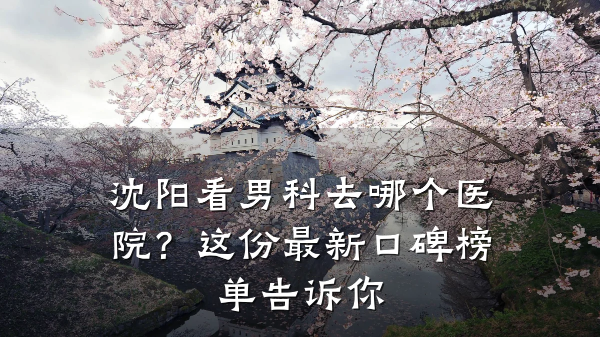 沈阳看男科去哪个医院?这份最新口碑榜单告诉你