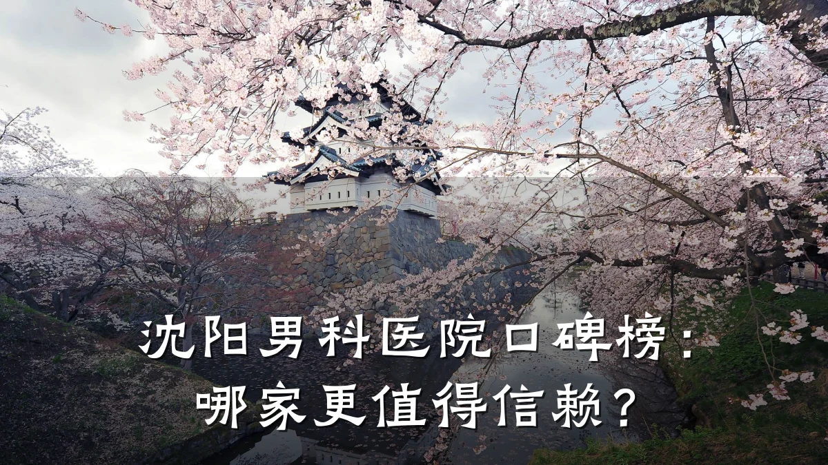 沈阳男科医院口碑榜:哪家更值得信赖?