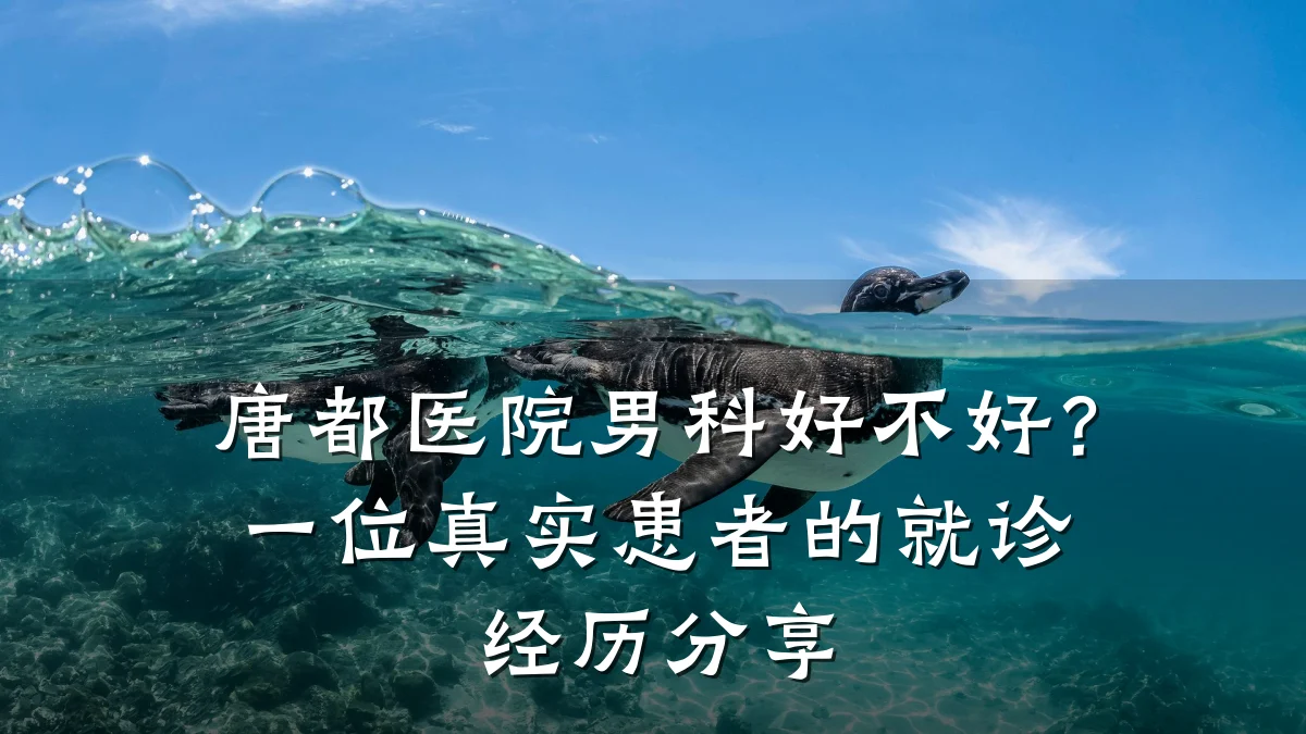 唐都医院男科好不好?一位真实患者的就诊经历分享