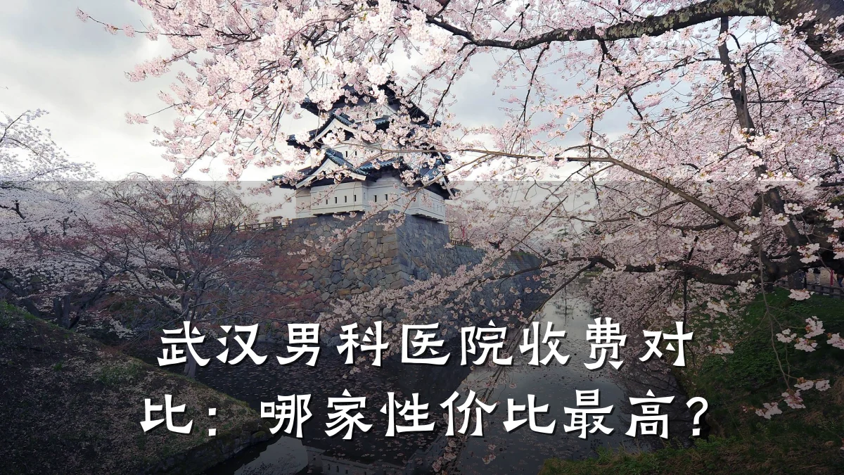 武汉男科医院收费对比:哪家性价比最高?